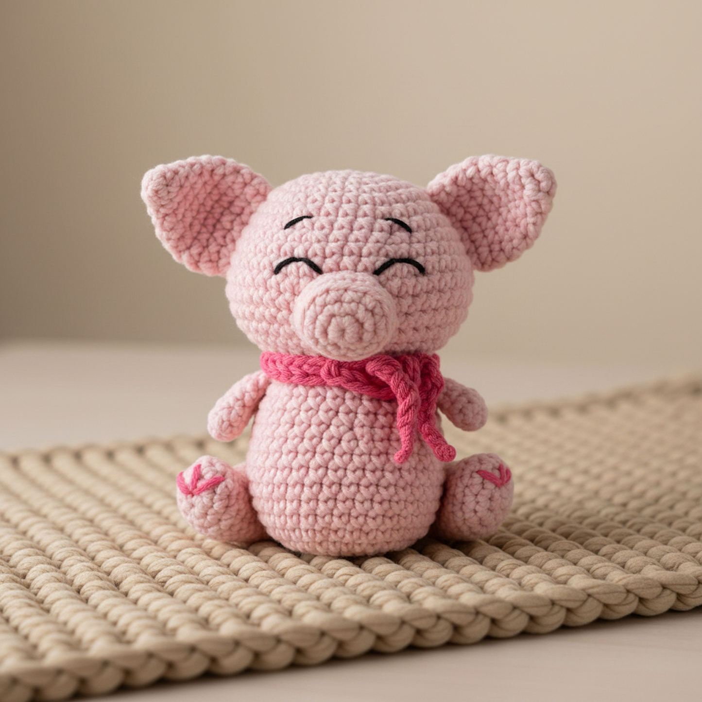 Crochet Amigurumi Kit: Pippa Pig and Melody the Swan