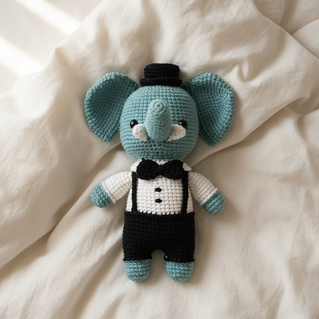 Crochet Amigurumi Kit: The Elephant