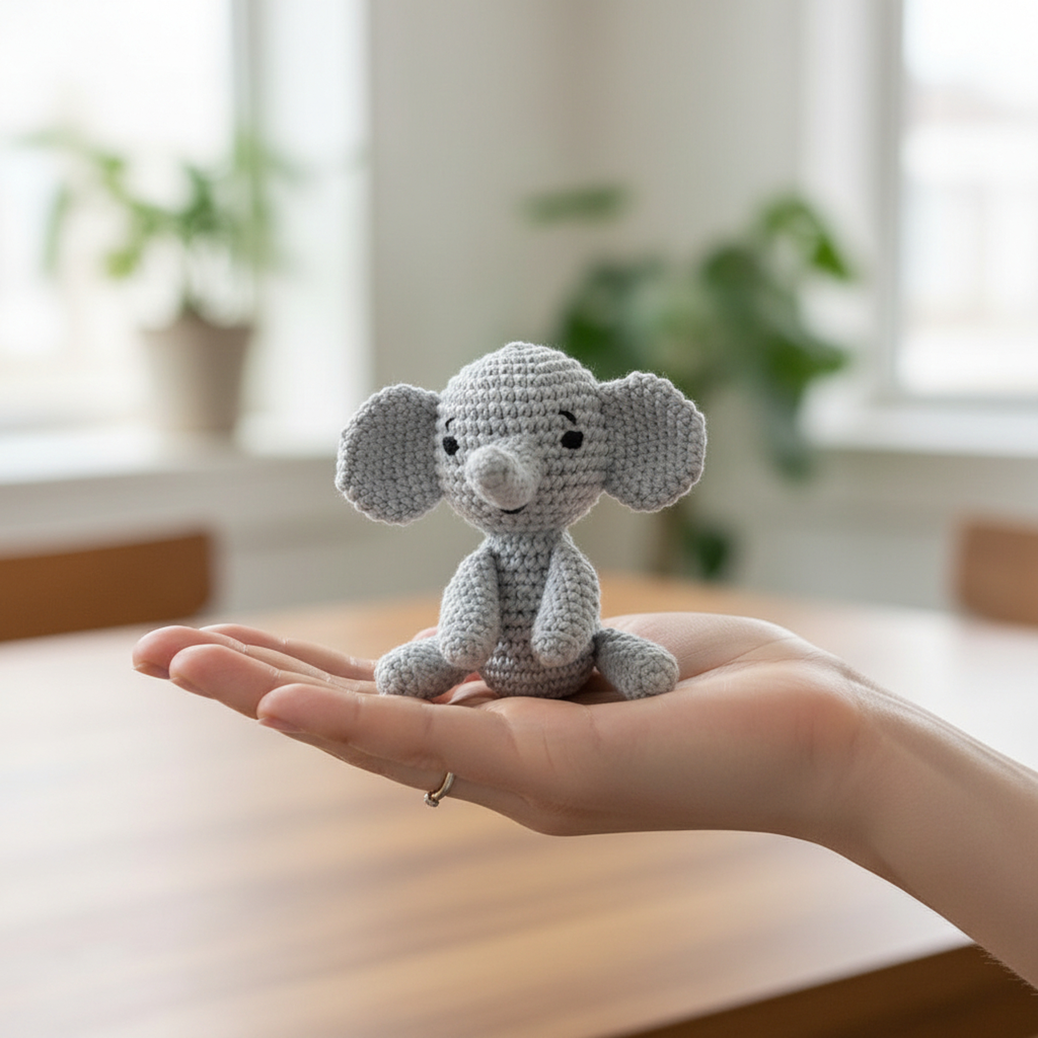 Crochet Amigurumi Kit - Elly the Elephant and Torey the Tiger