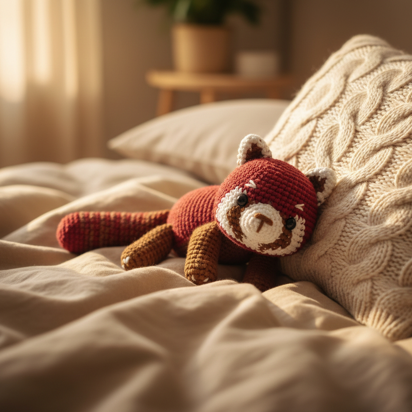 Crochet Amigurumi Kit: Kai The Red Panda