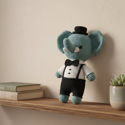 Crochet Amigurumi Kit: The Elephant