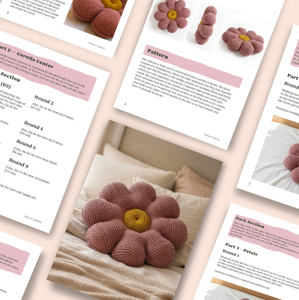Chunky Crochet Projects – Set of 8 Patterns