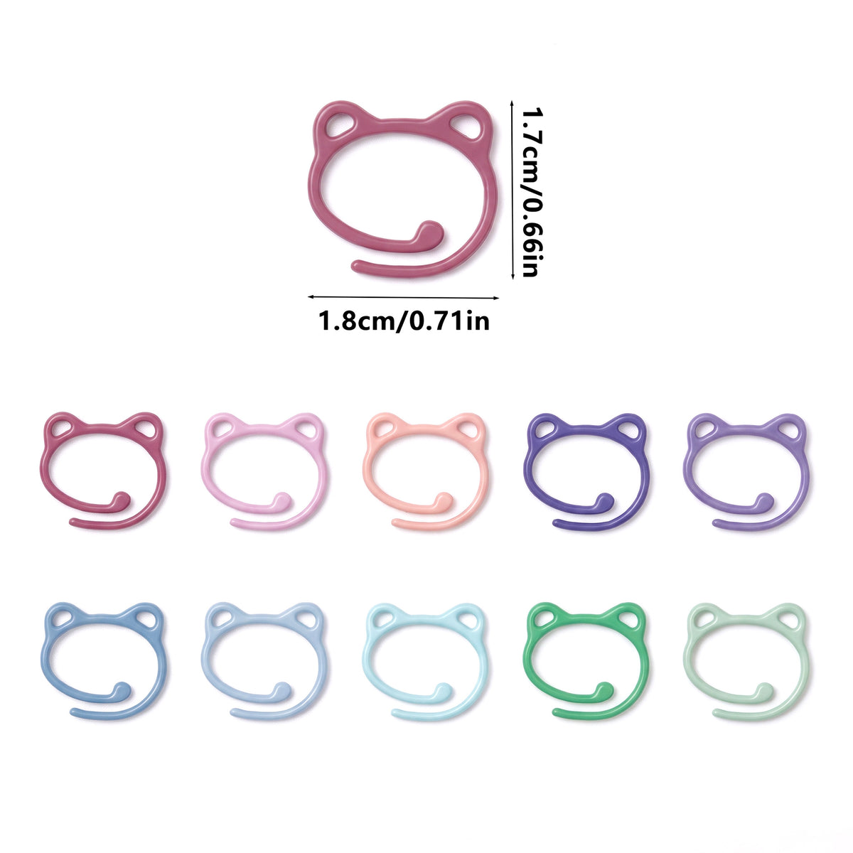 Cat Stitch Markers – Set of 12