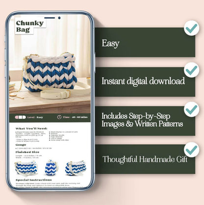 Chunky Bag Knitting Pattern