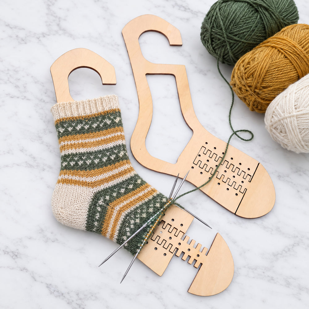 Adjustable Wooden Sock Blockers – Set of 2