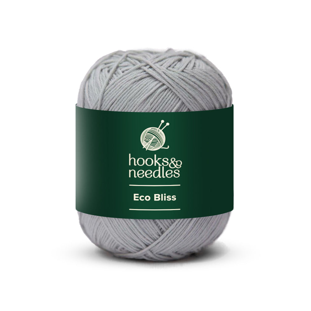 Image of Eco Bliss yarn, showcasing its soft texture, ideal for creating cozy, elegant knitwear.