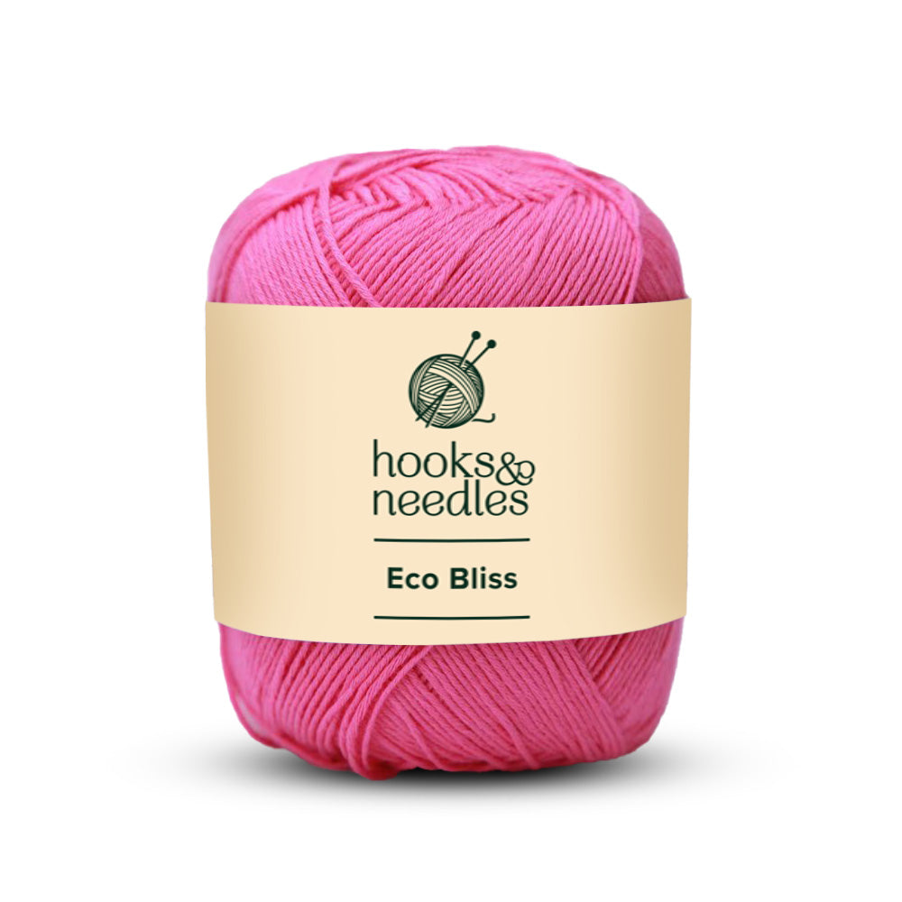 Image of Eco Bliss yarn, showcasing its soft texture, ideal for creating cozy, elegant knitwear.