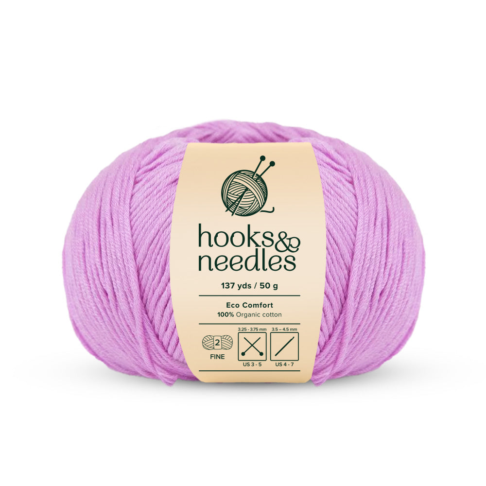 Image of Eco Comfort yarn, showcasing its soft texture, ideal for creating cozy, elegant knitwear.