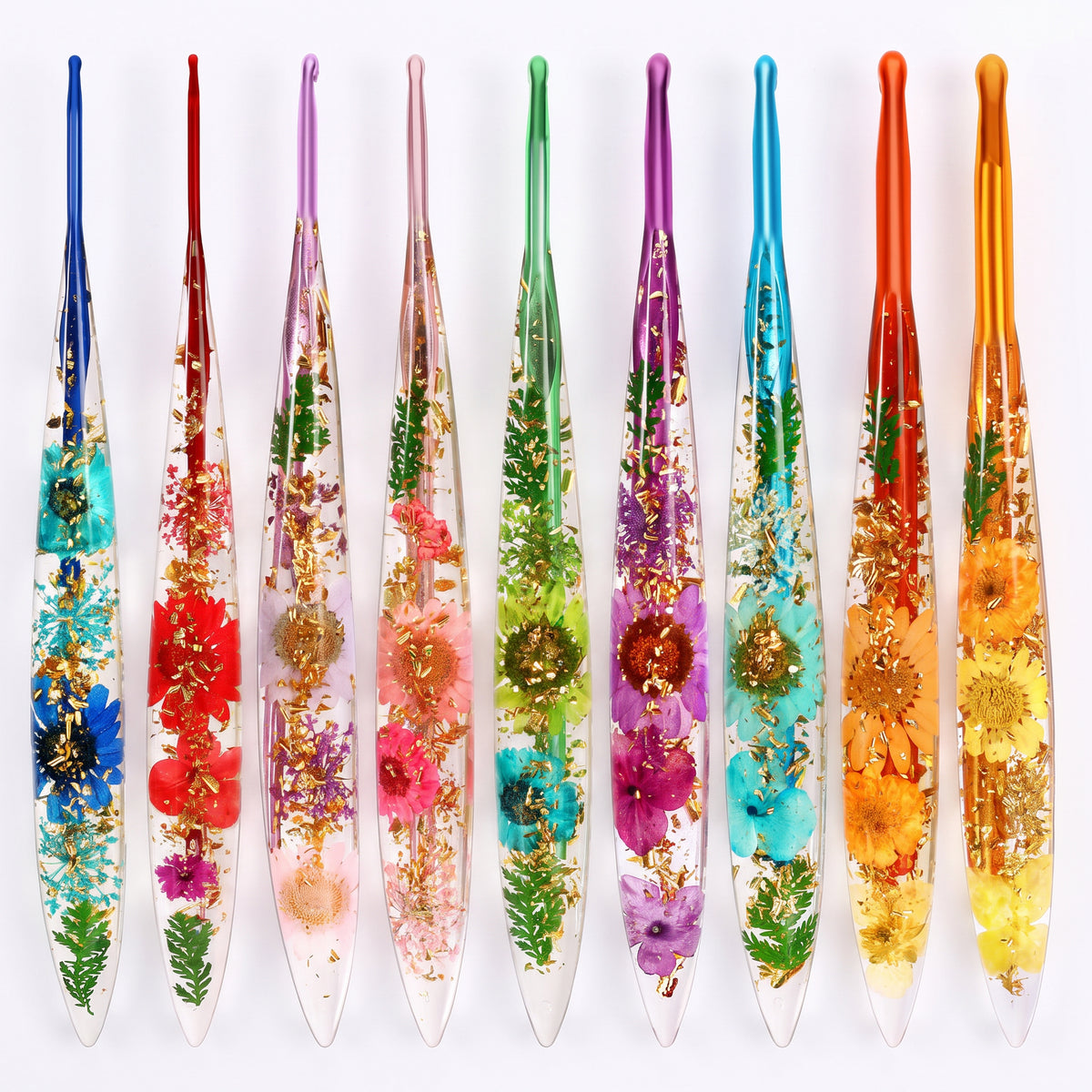 Floral Crochet Hooks