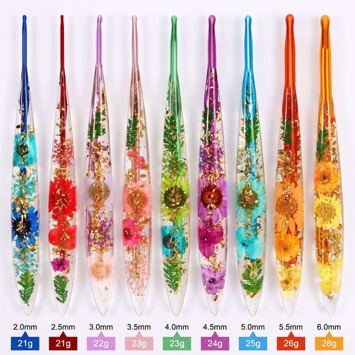 Floral Crochet Hooks