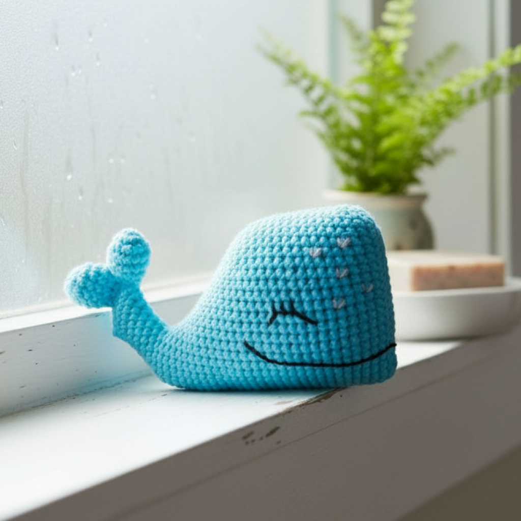 Crochet Amigurumi Kit: Willy The Whale and Milo The Kitten