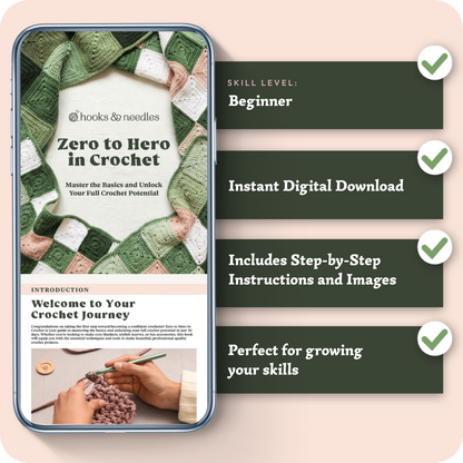Crochet Zero to Hero Beginners Guide - PDF E-Book