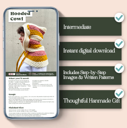 Hooded Cowl Crochet Pattern