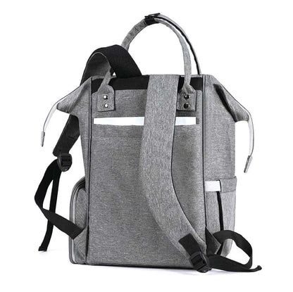 The Oxford Serenity Luxe Bag (bundle), crafted from durable 600D Oxford fabric, features multiple pockets, adjustable shoulder straps, and convenient carry handles.