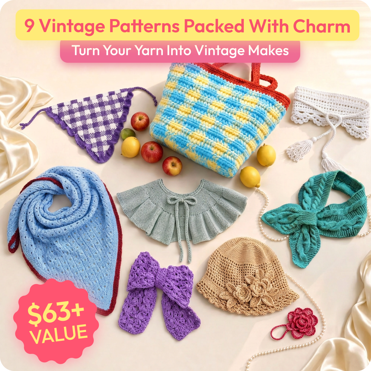 Timeless Knits & Crochet: 9 Vintage Patterns