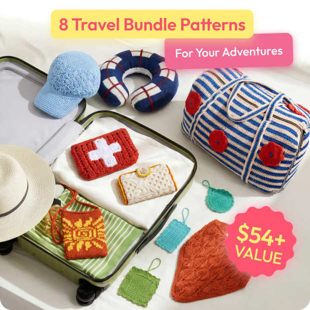 Summer Travel Crochet & Knitting Pattern Bundle