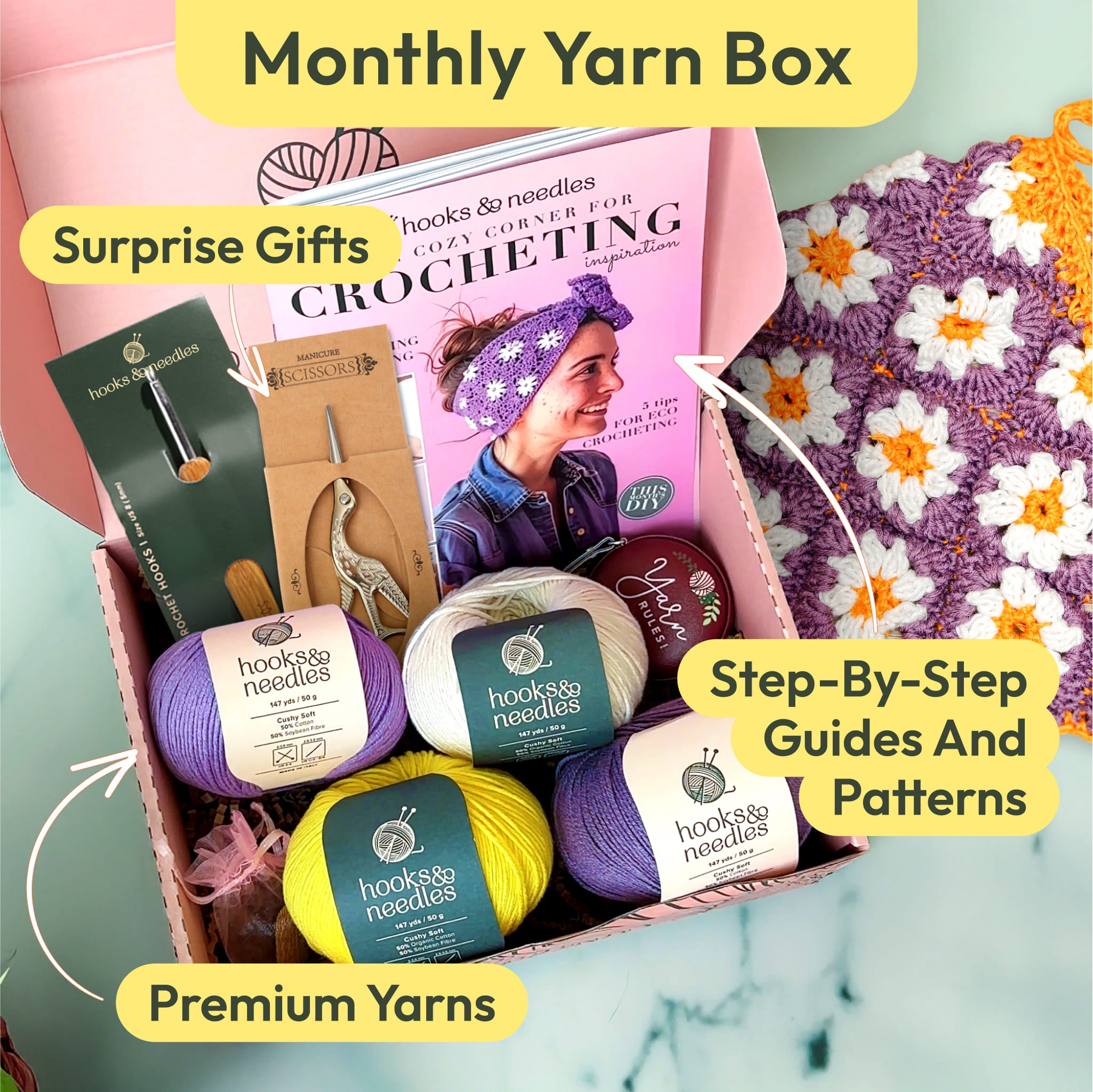 Hooks & Needles Subscription Box