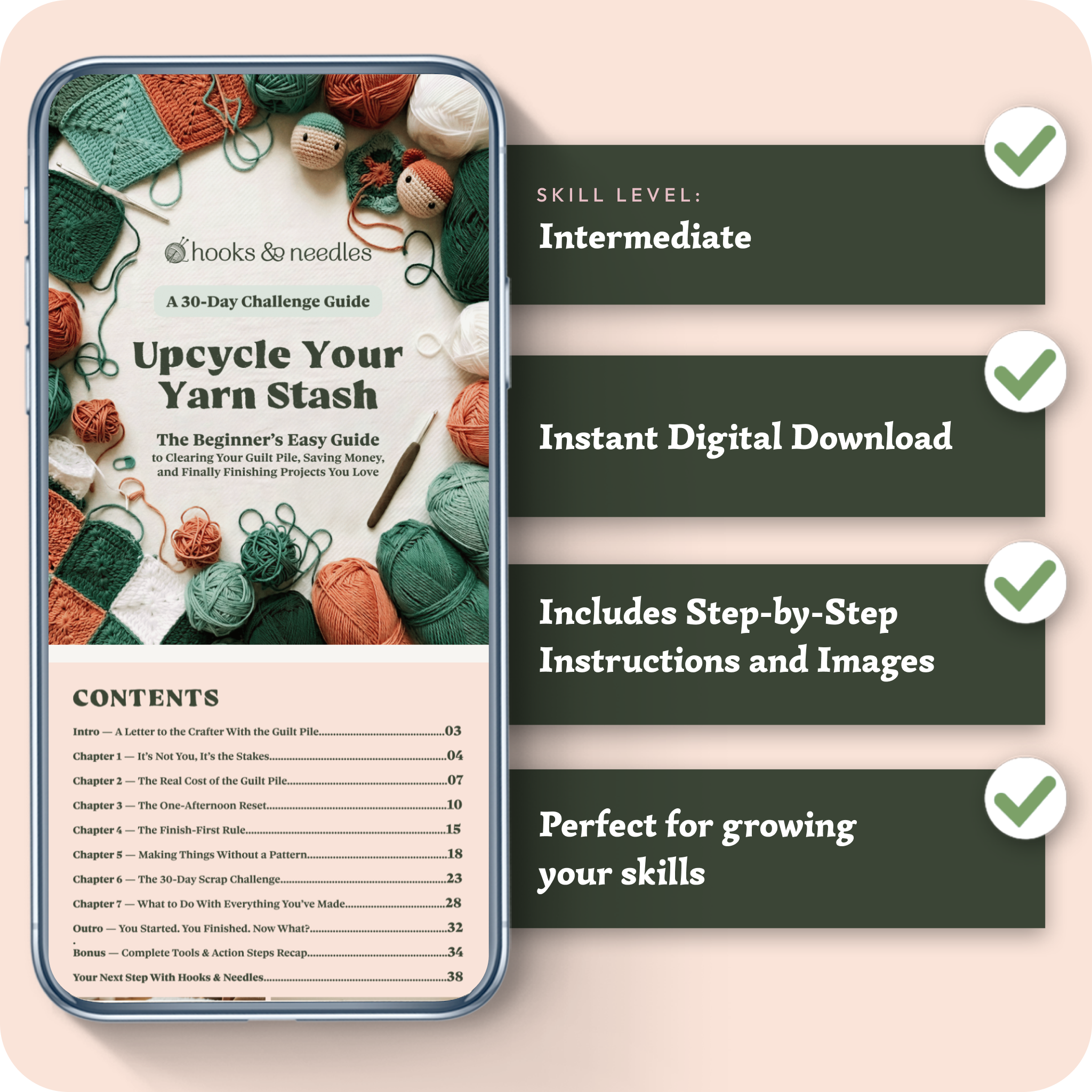 Upcycle Your Yarn Stash Guide - PDF E-book