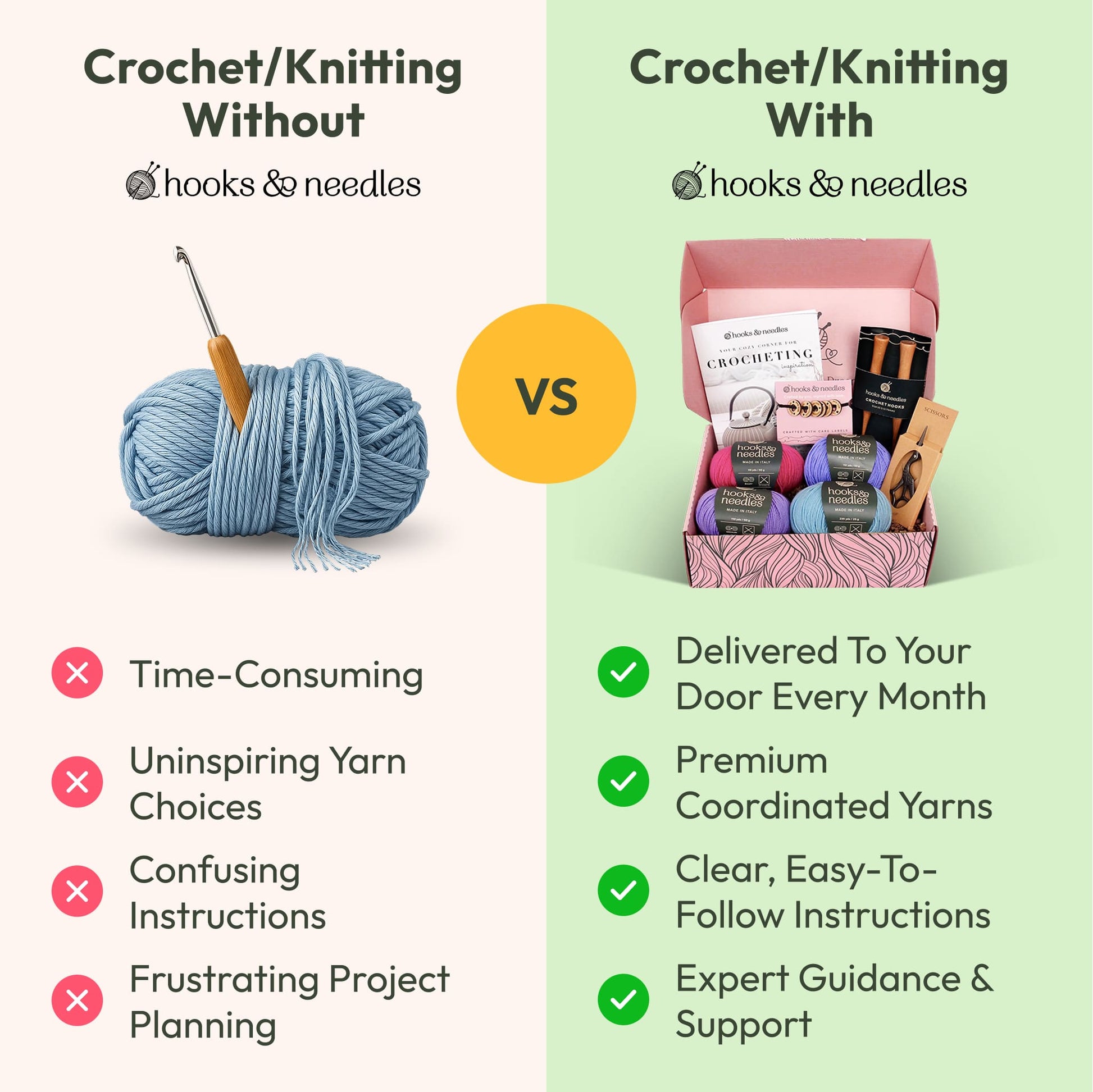 Hooks & Needles Subscription Box