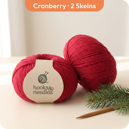 Hooks & Needles Winter Merino Yarn Bundle