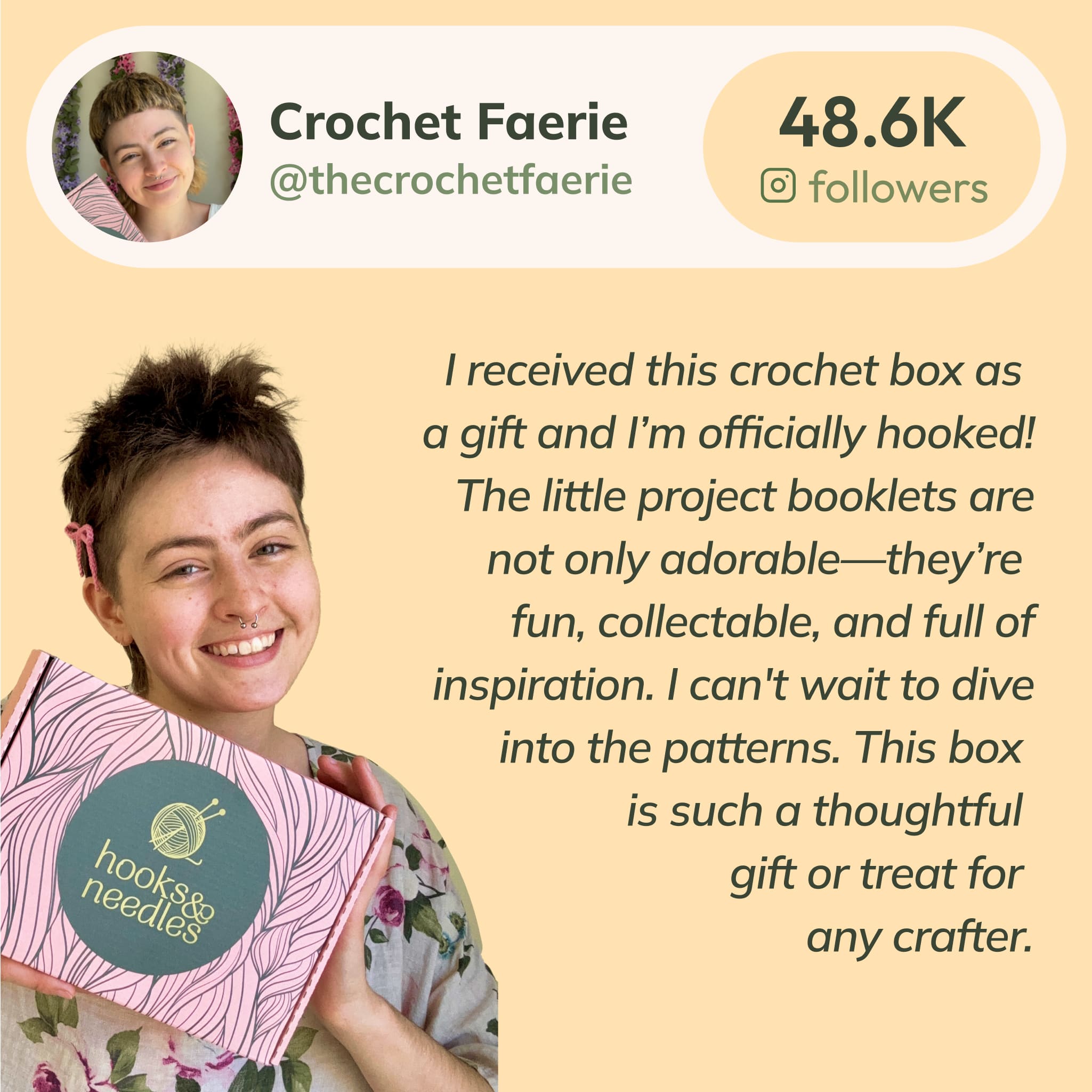 Hooks & Needles Knitting and Crochet Subscription Box