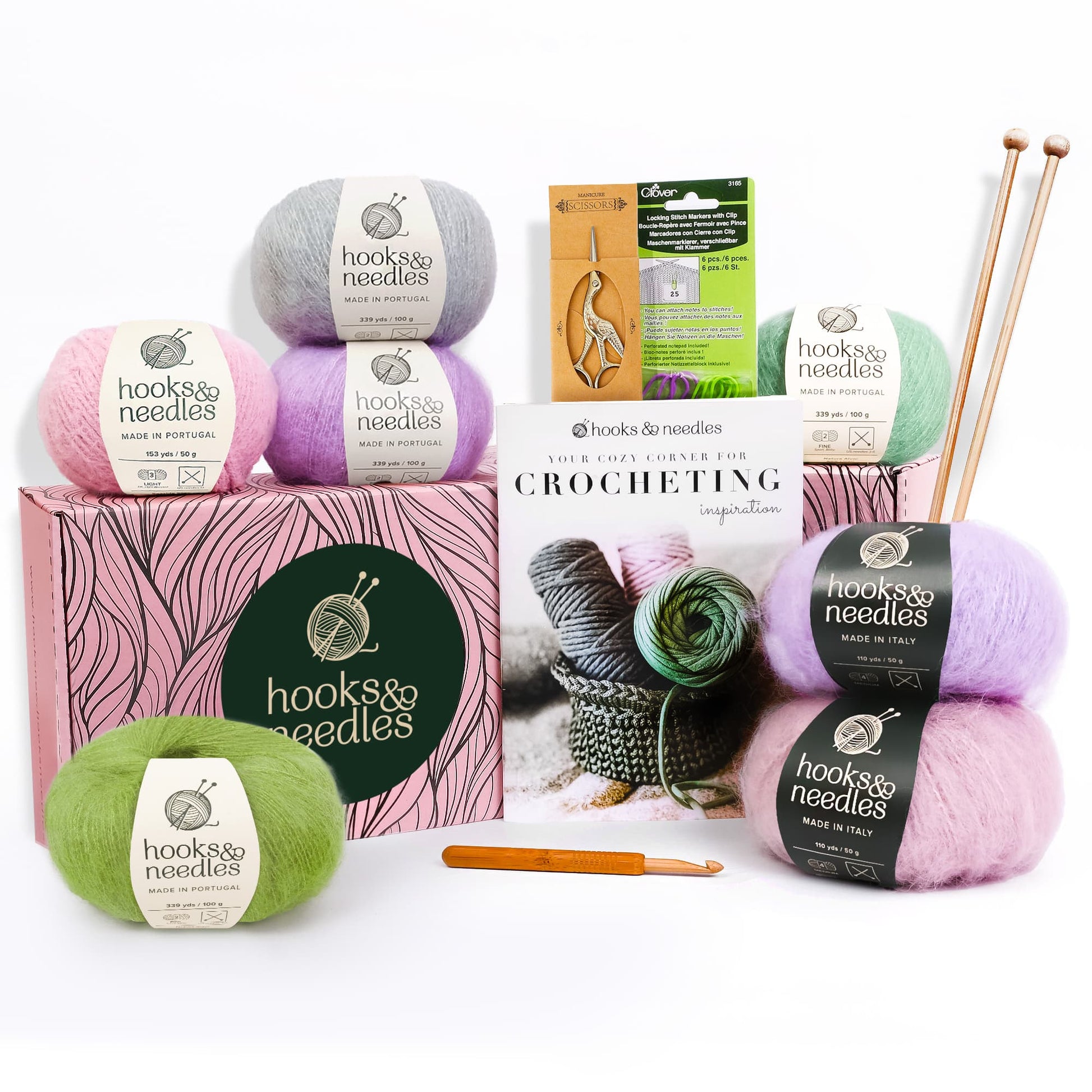 Hooks & Needles Knitting and Crochet Subscription Box