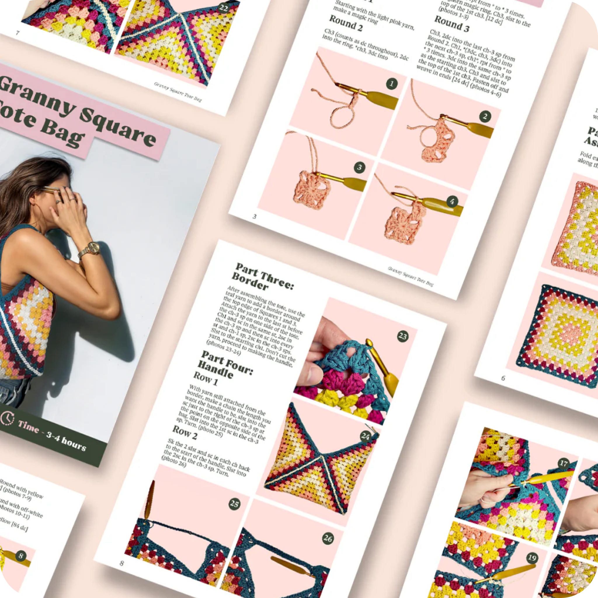 Granny Square Tote Bag Kit