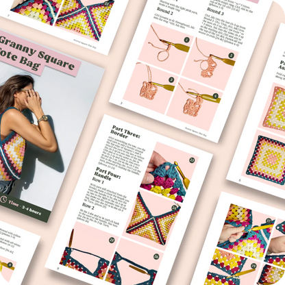 Granny Square Tote Bag Kit