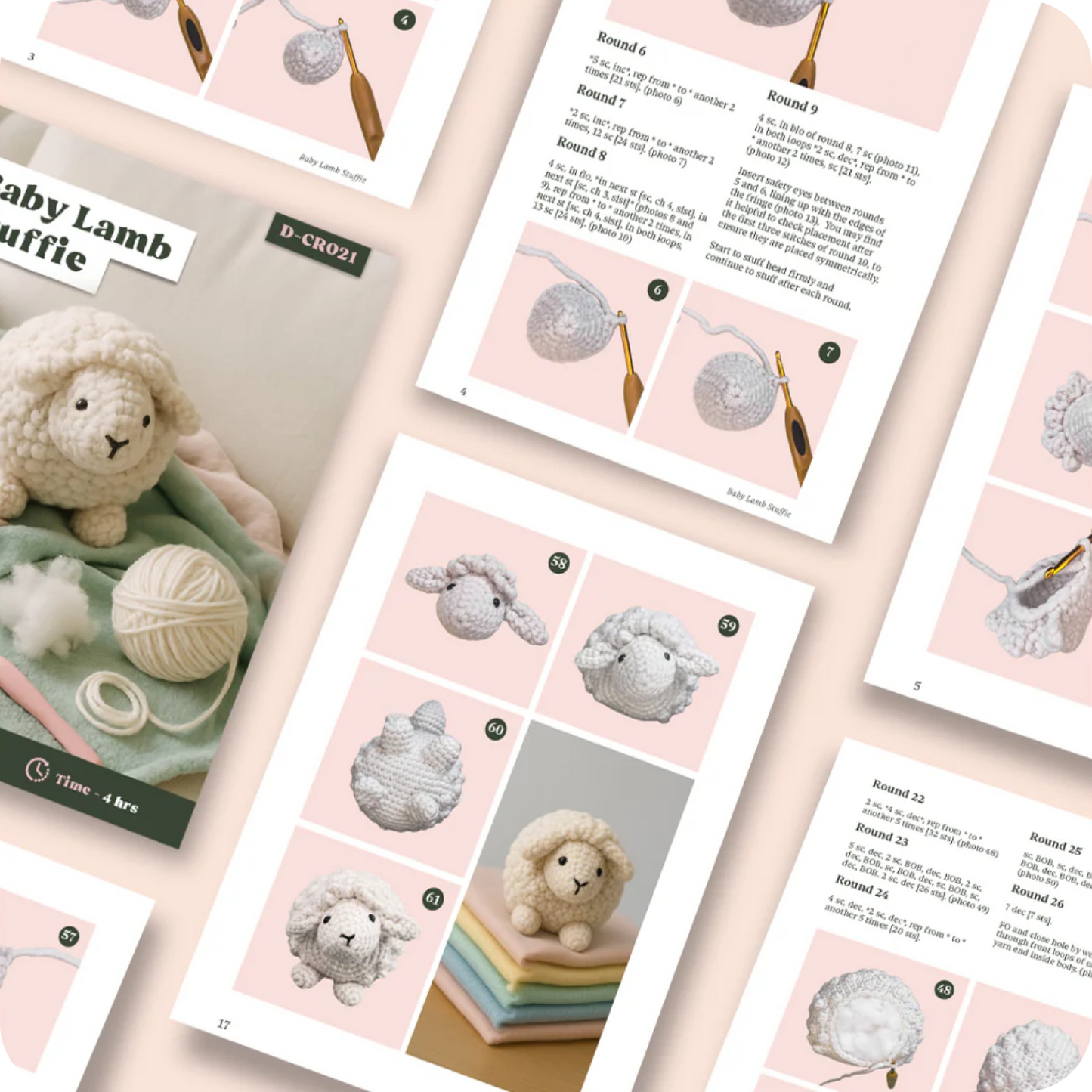 Baby Lamb Stuffie Kit
