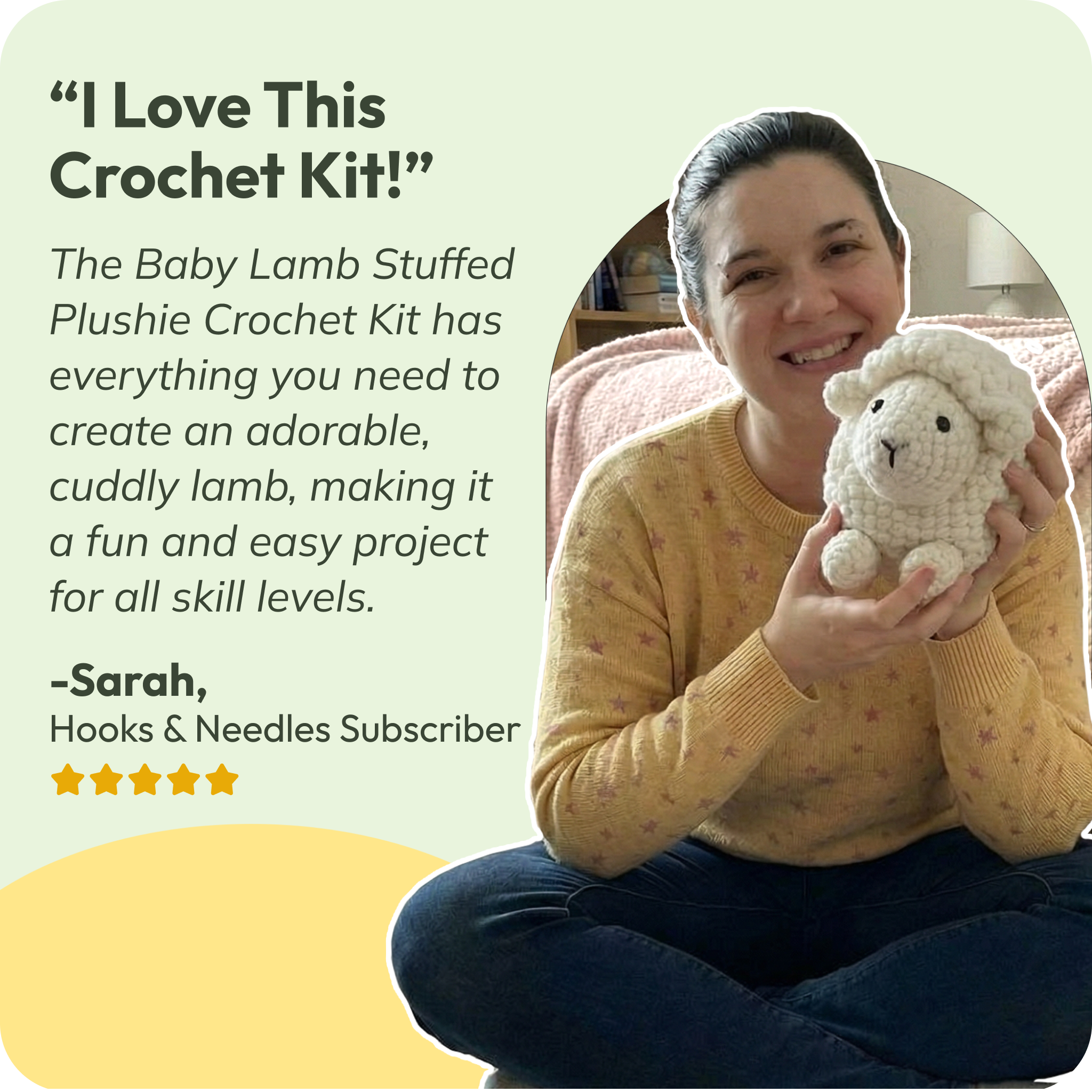 Baby Lamb Stuffie Kit