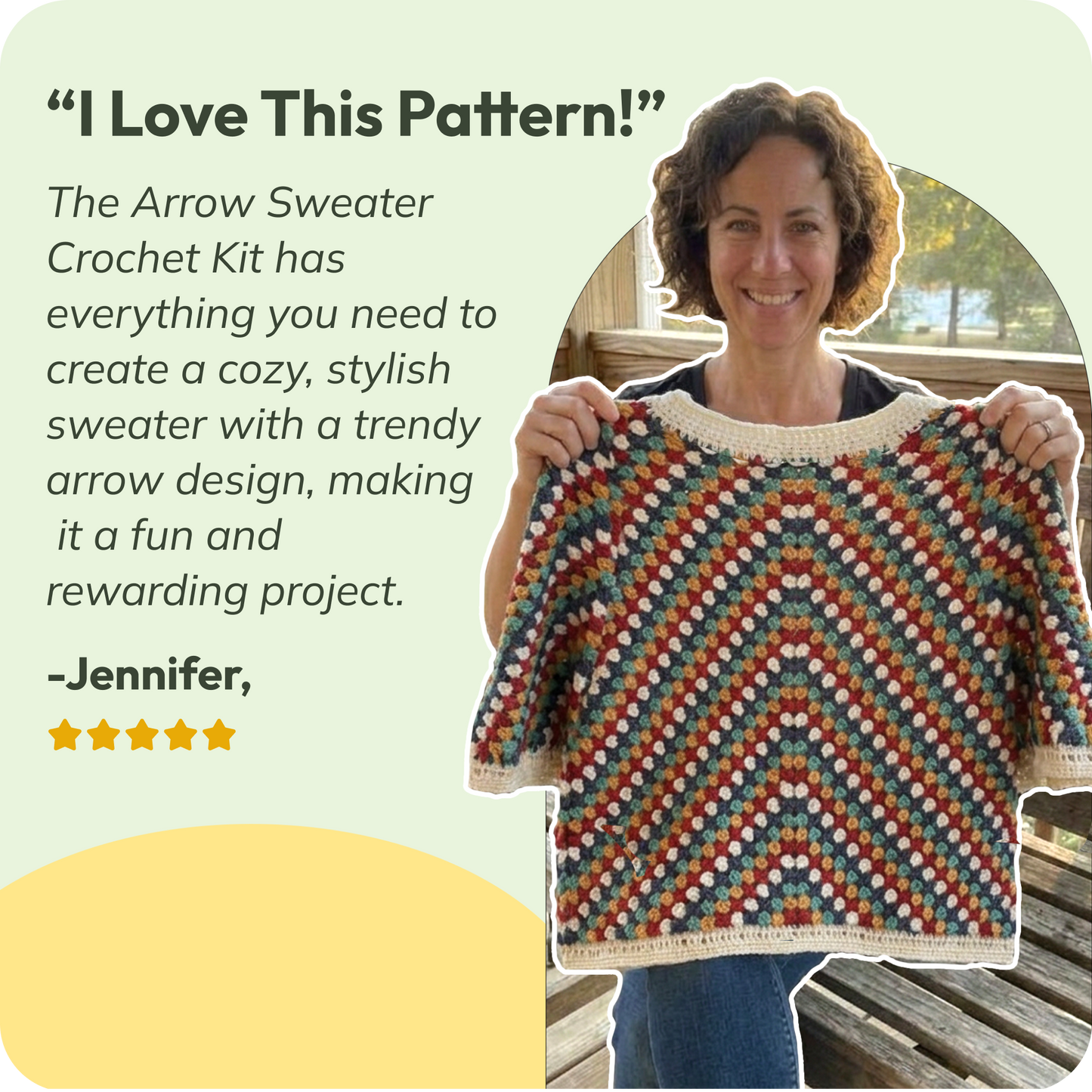 Sienna Arrow Sweater Kit