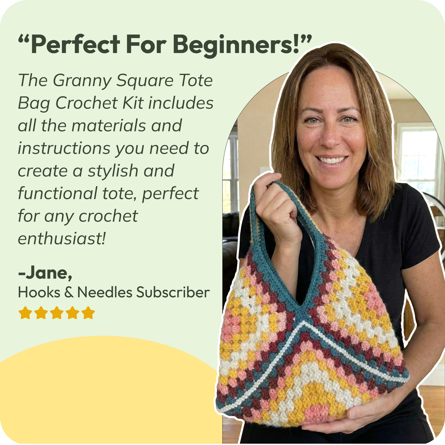 Granny Square Tote Bag Kit