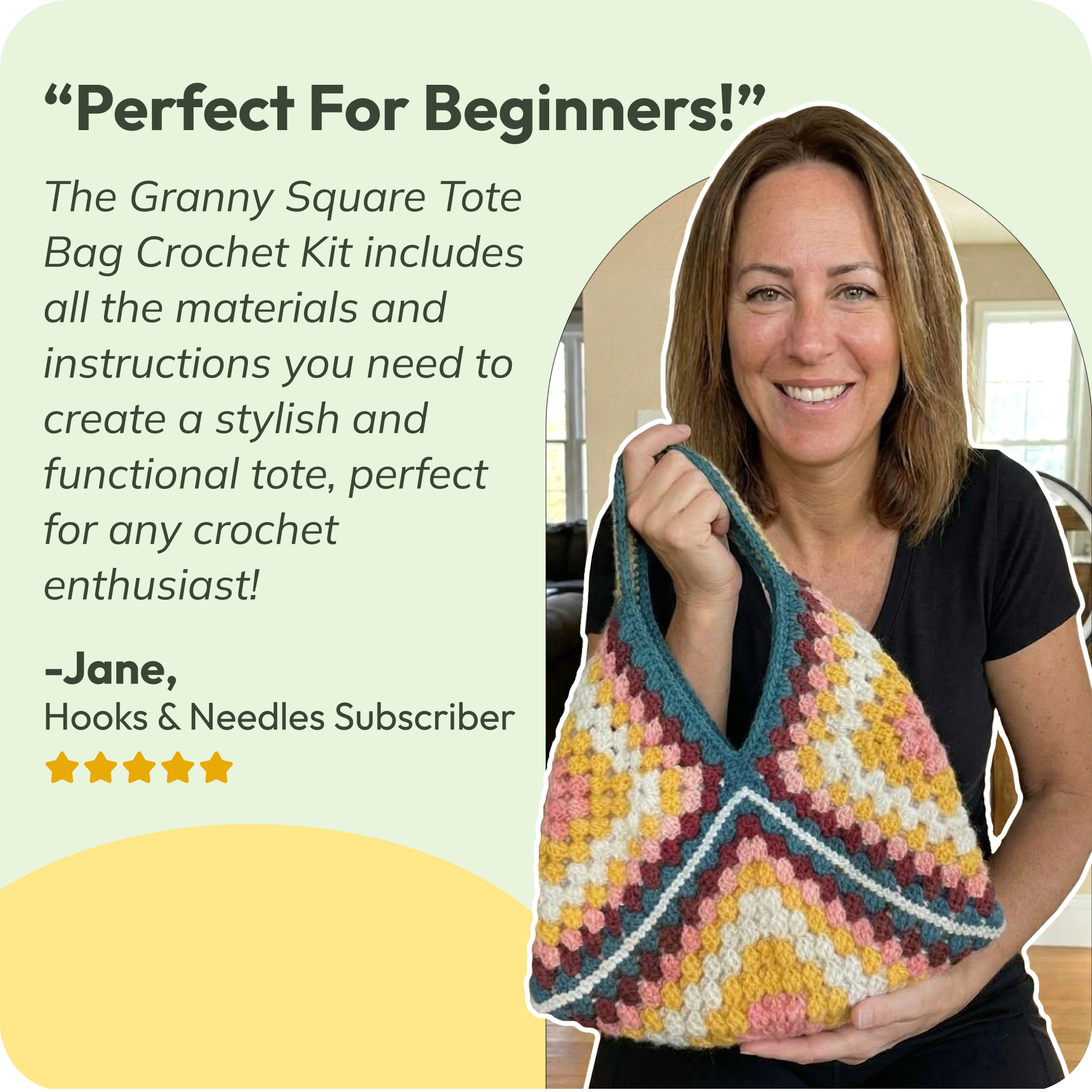 Granny Square Tote Bag Kit