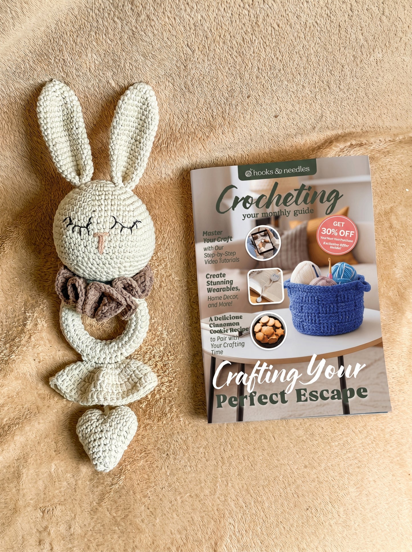 Bunny Ring Toy Crochet Pattern