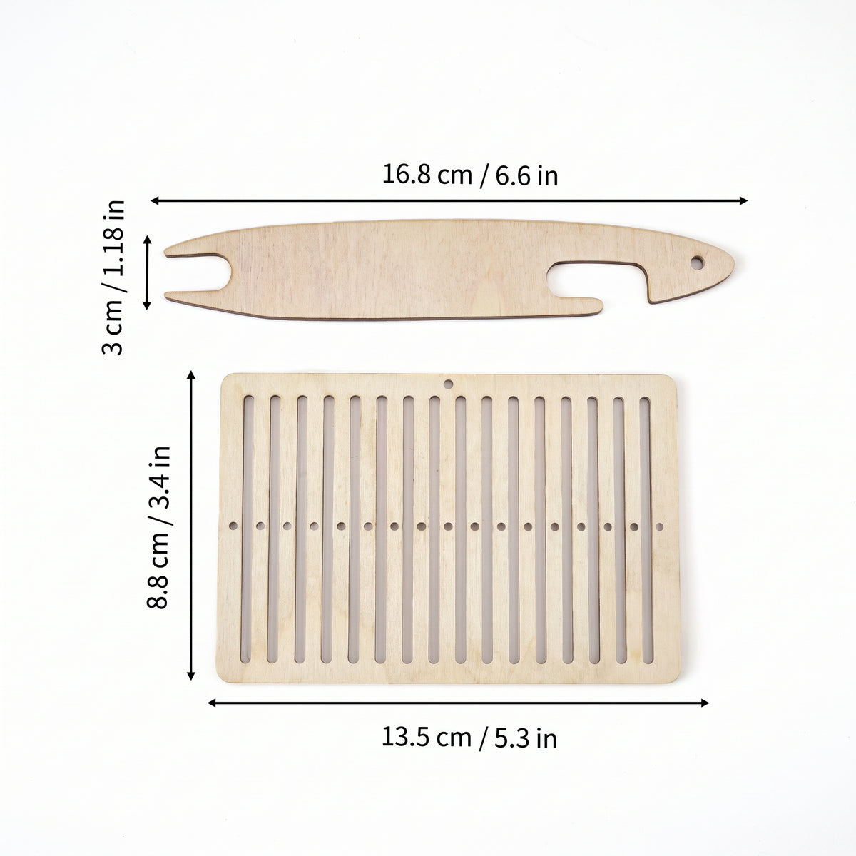 Wooden Weaving Loom Set
