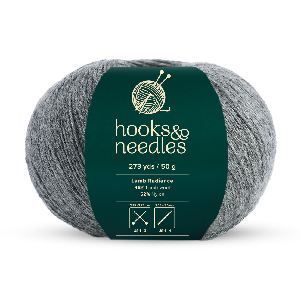 Image of Lamb Radiance yarn, showcasing its soft texture, ideal for creating cozy, elegant knitwear.