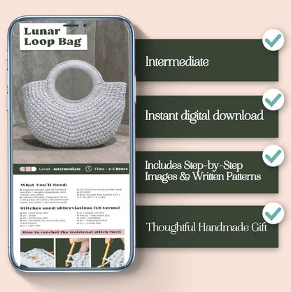 Lunar Loop Bag Crochet Pattern