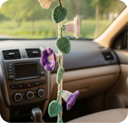 Petal Path Car Charm