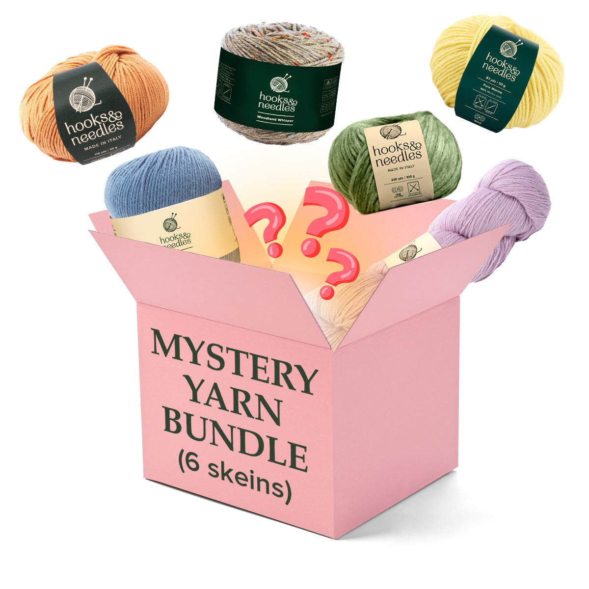 Wool Thread Bundle Mystery Yarn Bundle – Hooks & Needles