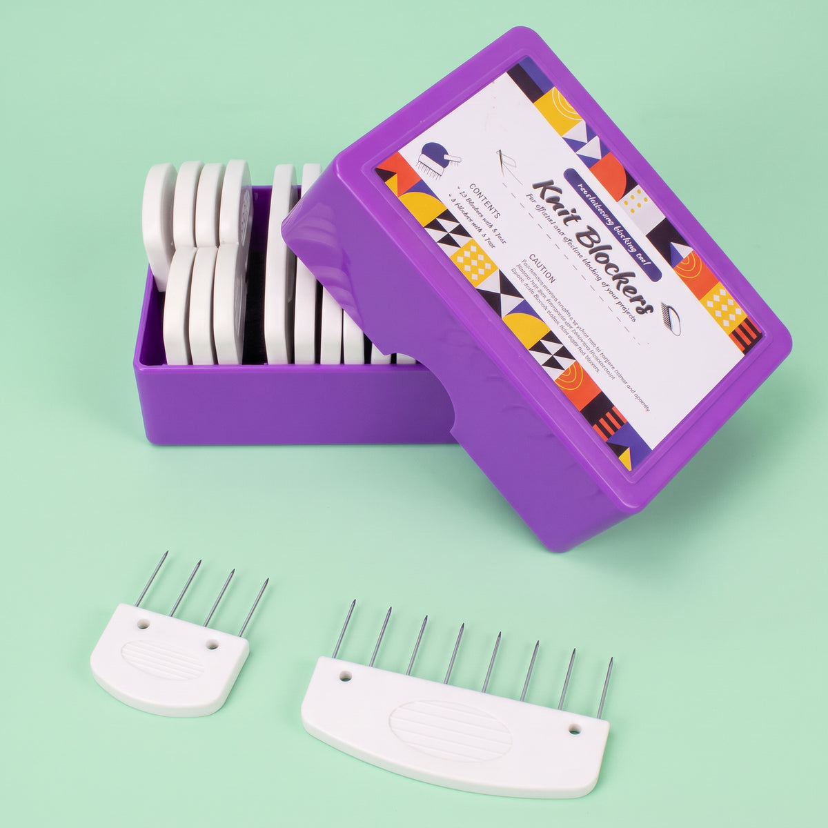Blocking Combs Set for Knitting & Crochet