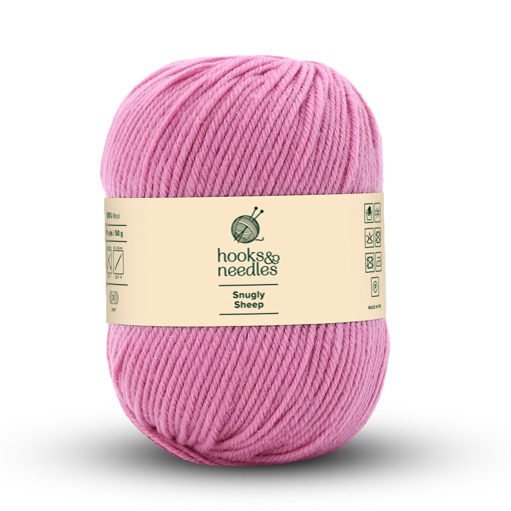 Image of Snugly Sheep yarn, showcasing its soft texture, ideal for creating cozy, elegant knitwear.