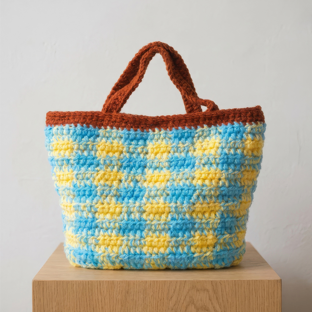 Retro Basket Crochet Pattern