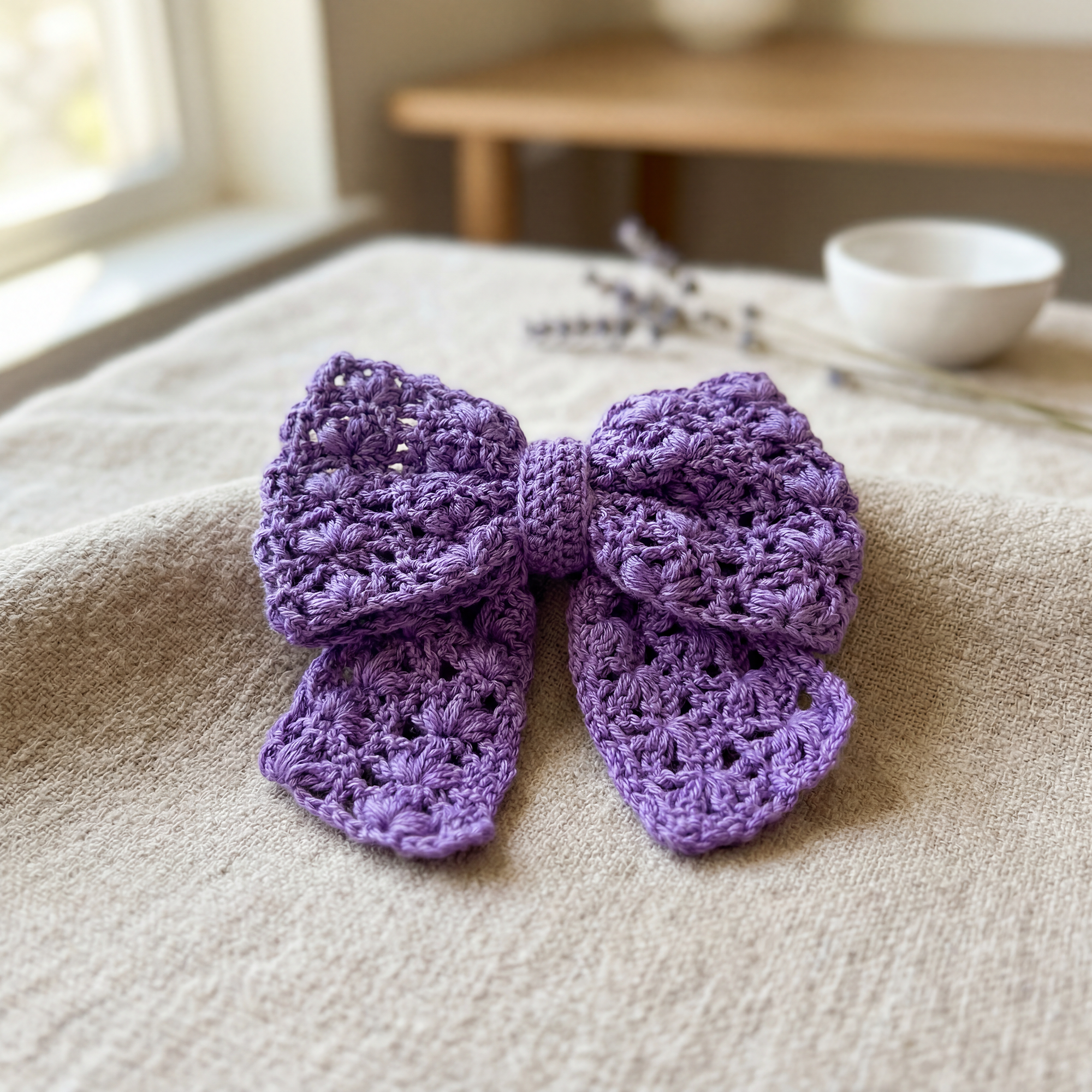 Lily Bow Crochet Pattern
