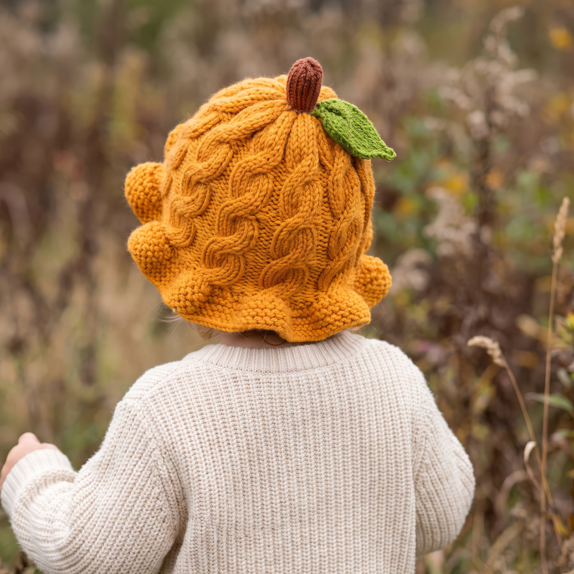Pumpkin Patch Baby Hat Knitting Pattern