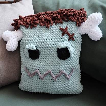 Frankie Monster Pillow Crochet Pattern