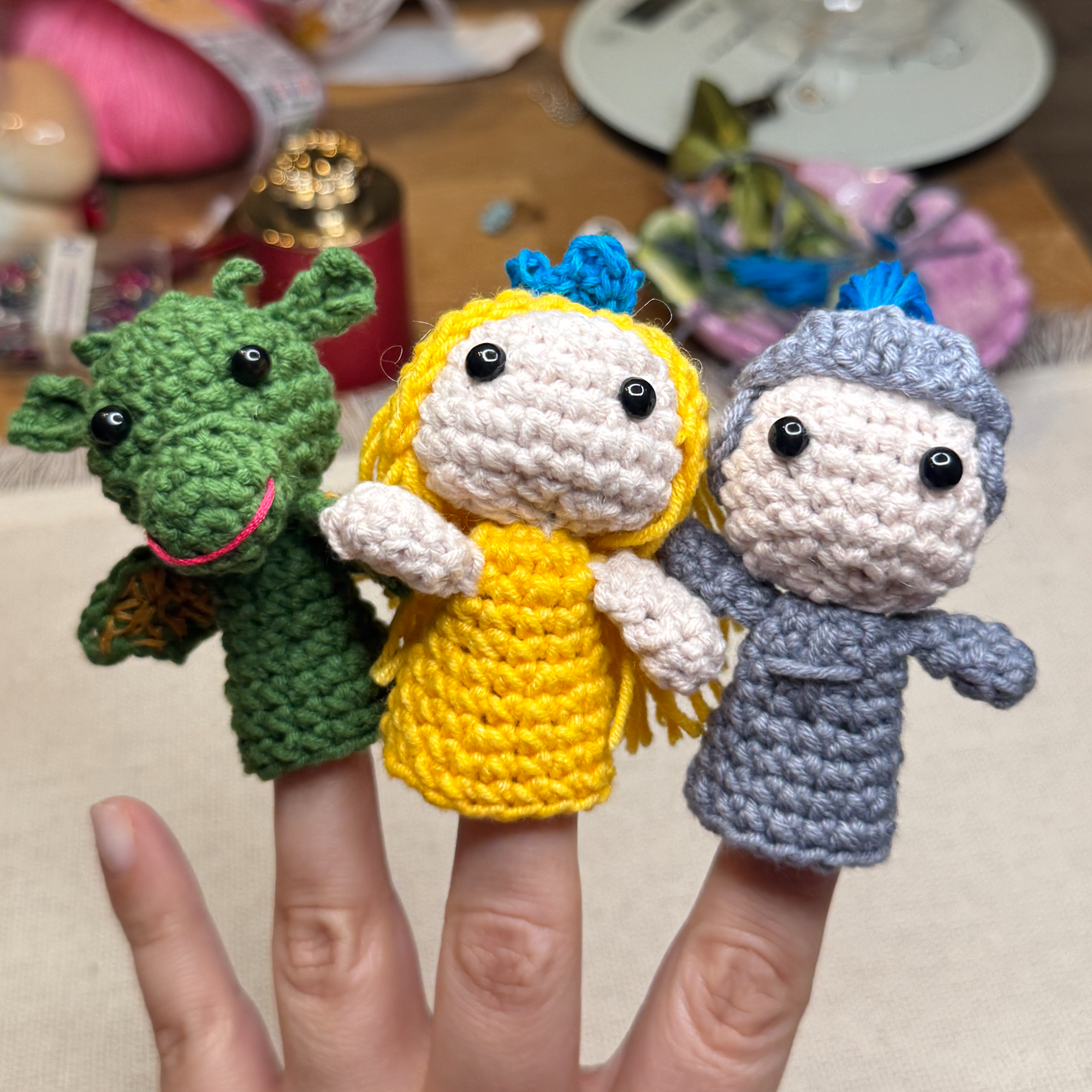 Tiny Tale Trio Crochet Pattern