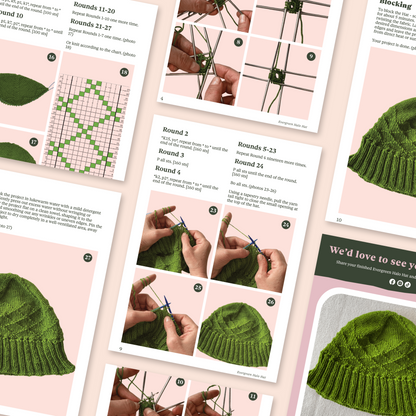 Evergreen Halo Hat Knitting Pattern