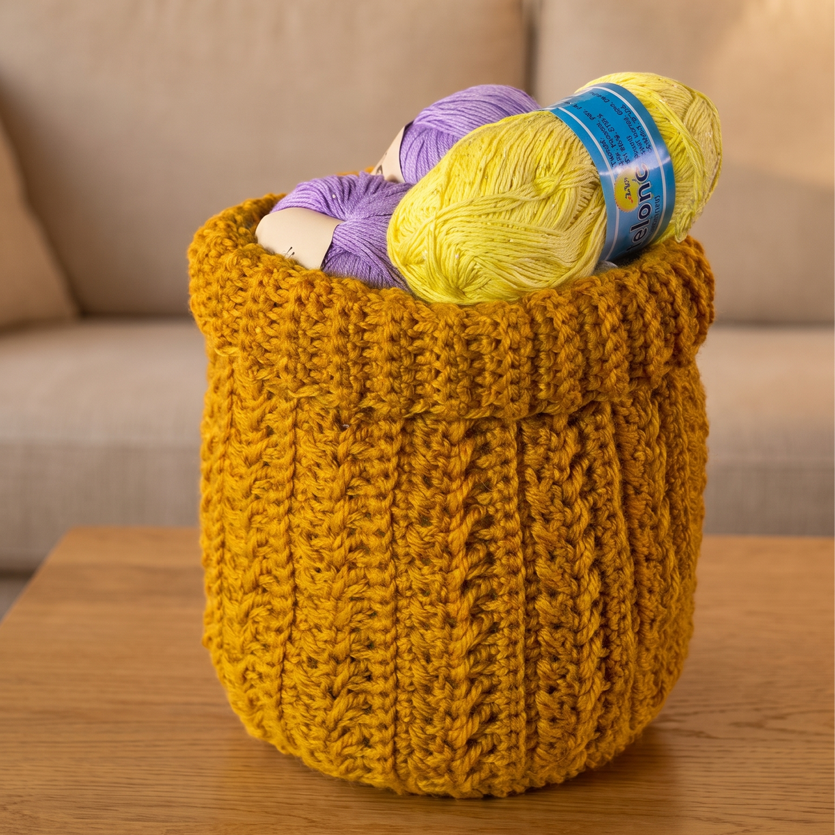 Gather Basket Crochet Pattern