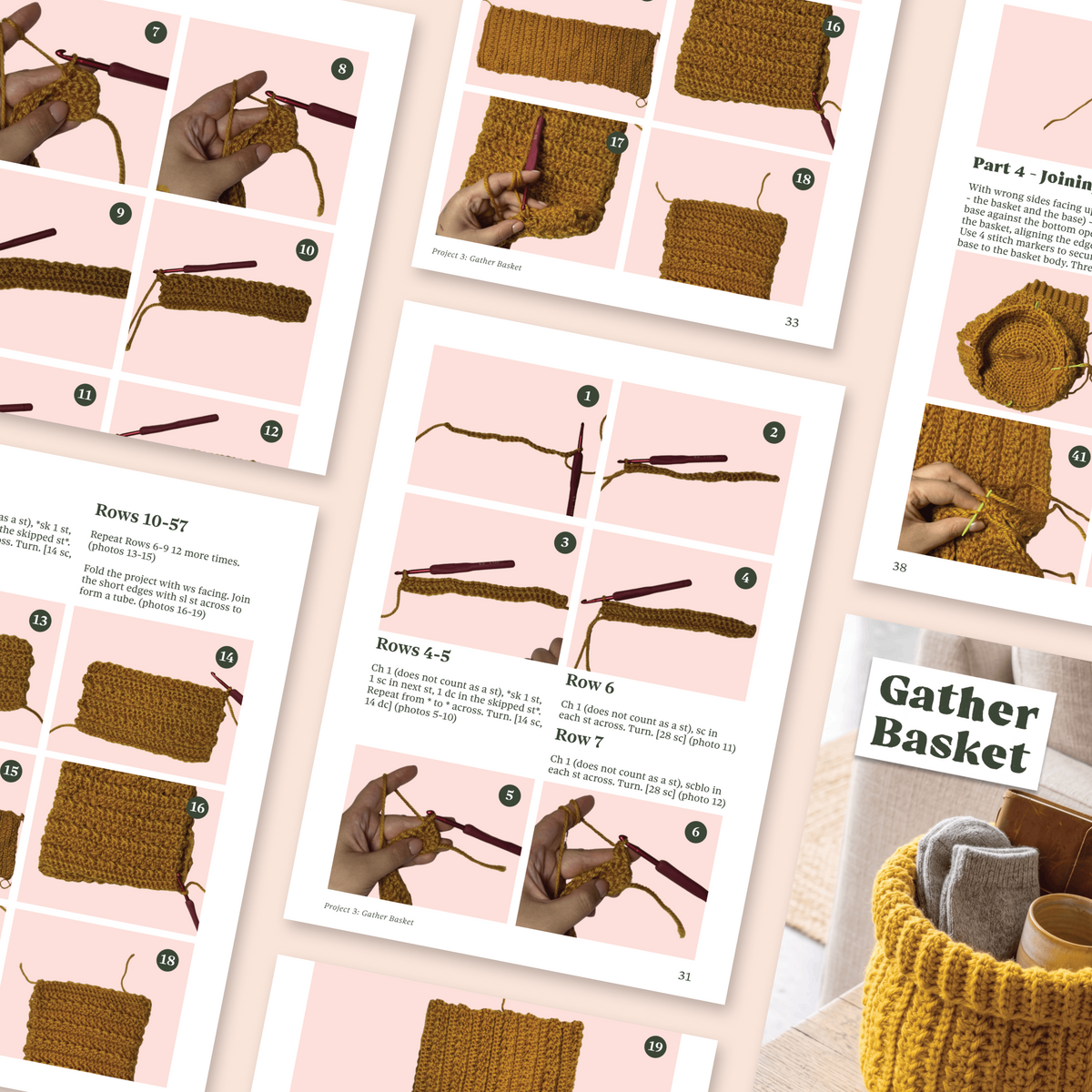 Gather Basket Crochet Pattern