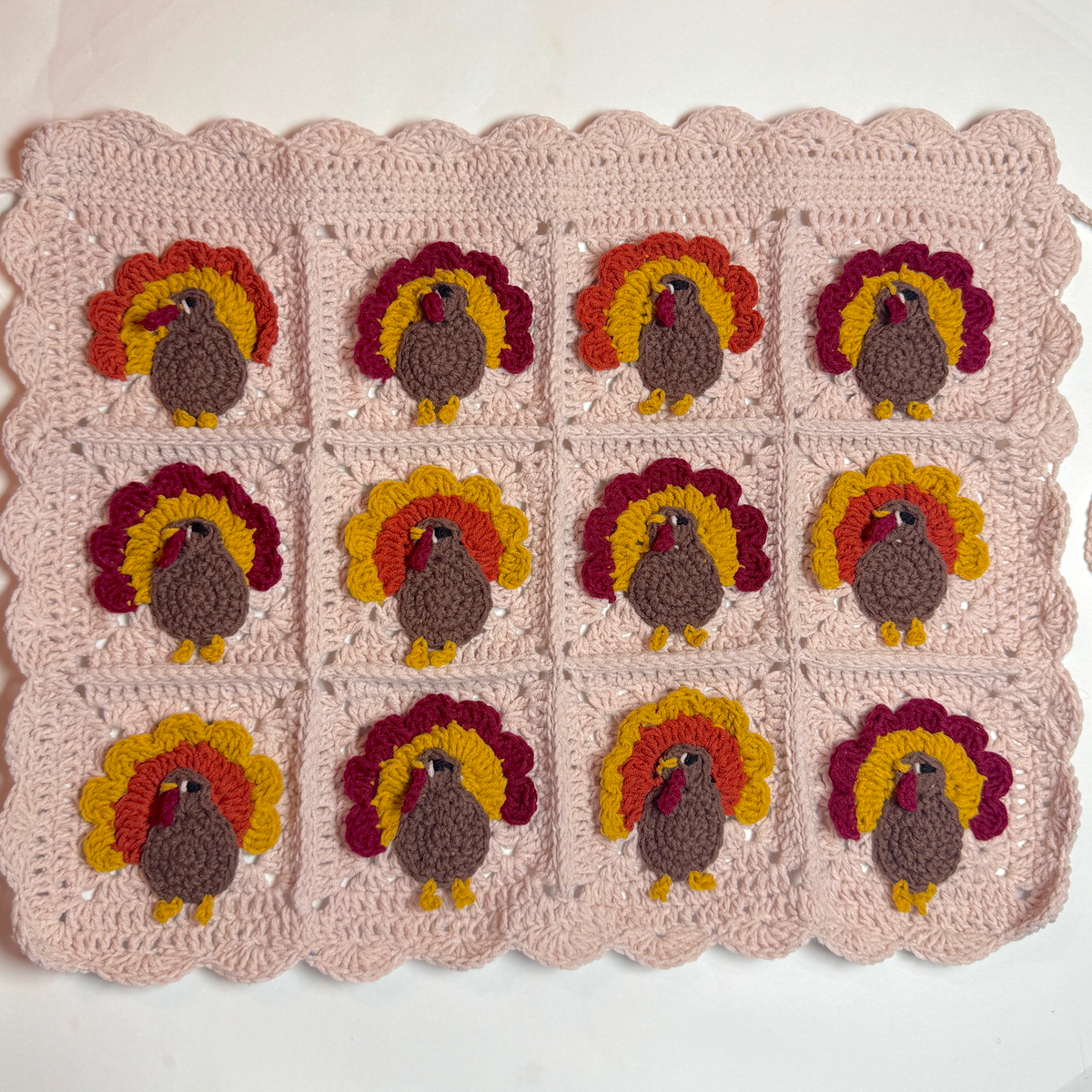 Gobble & Gather Turkey Apron Crochet Pattern